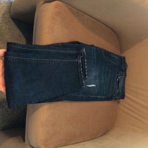 Hudson distressed skinny jeans